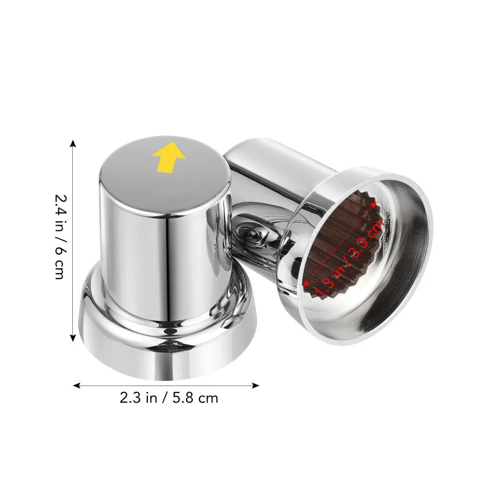 20PCS ABS Wheel Nut Covers | Safety Arrow Chrome Caps | For Trucks Trailers Bus | AU