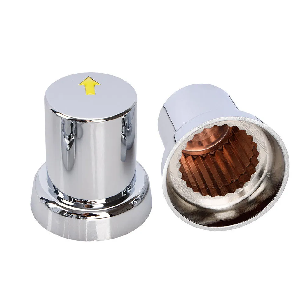 20PCS ABS Wheel Nut Covers | Safety Arrow Chrome Caps | For Trucks Trailers Bus | AU