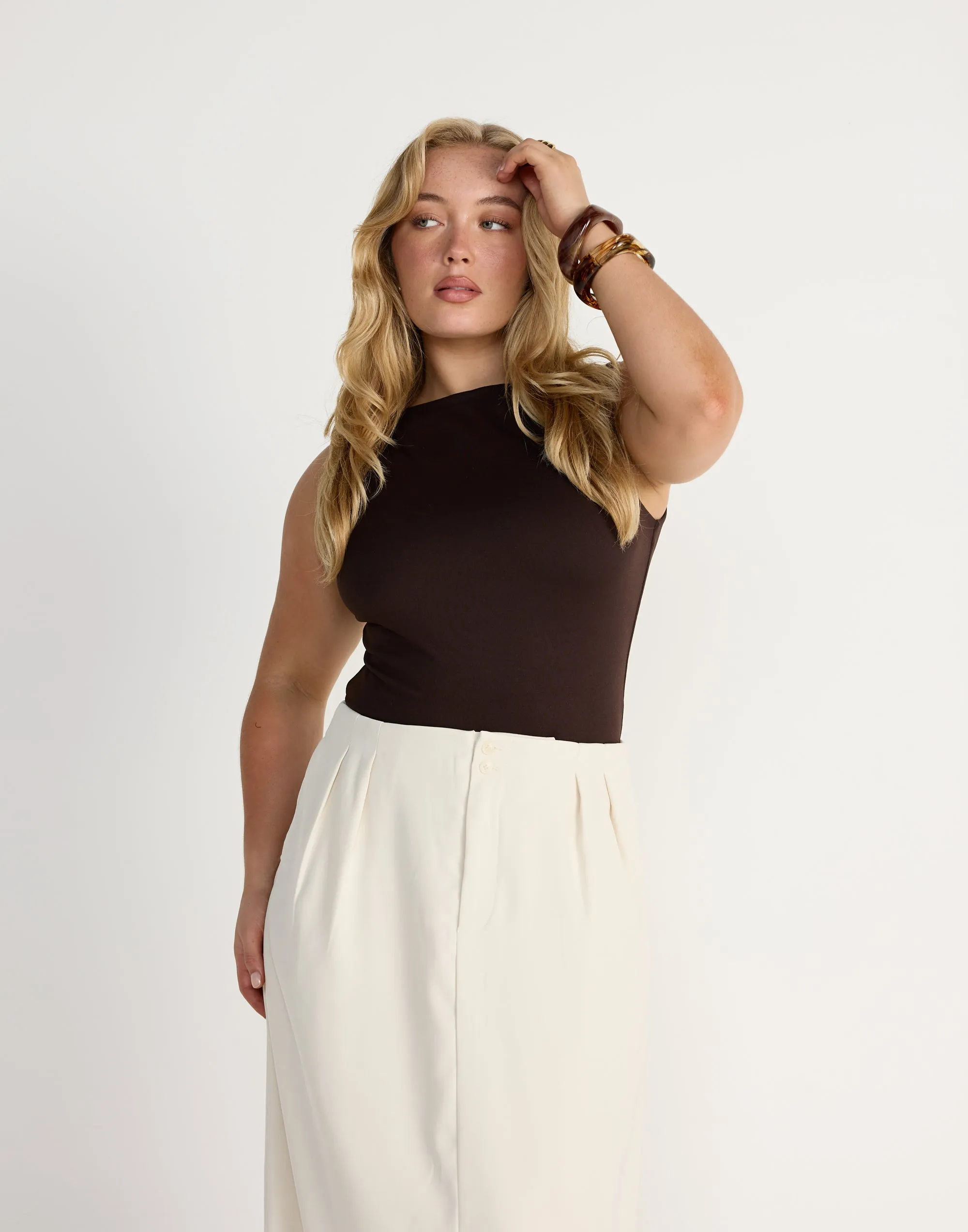 Alda Top (Chocolate)