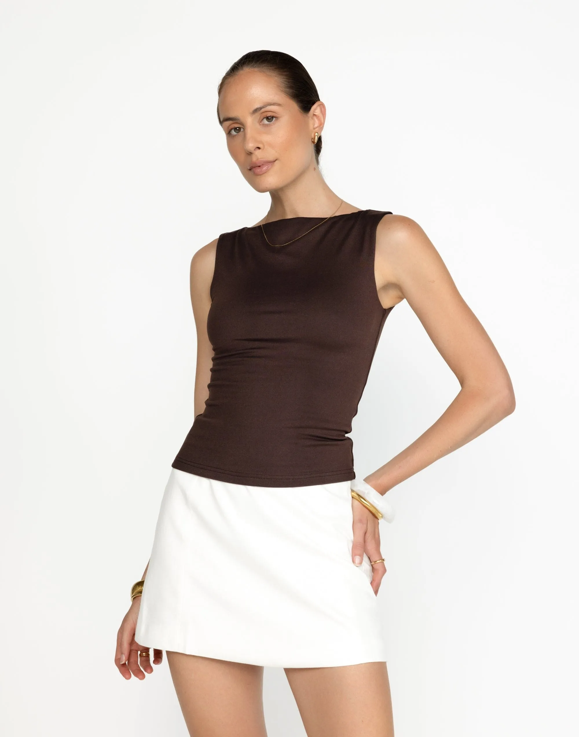 Alda Top (Chocolate)