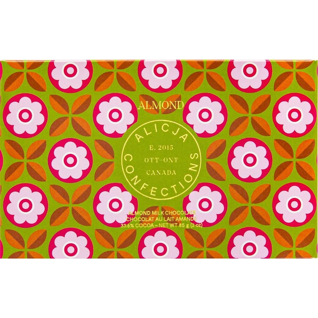 Almond Milk Postcard Chocolate Bar