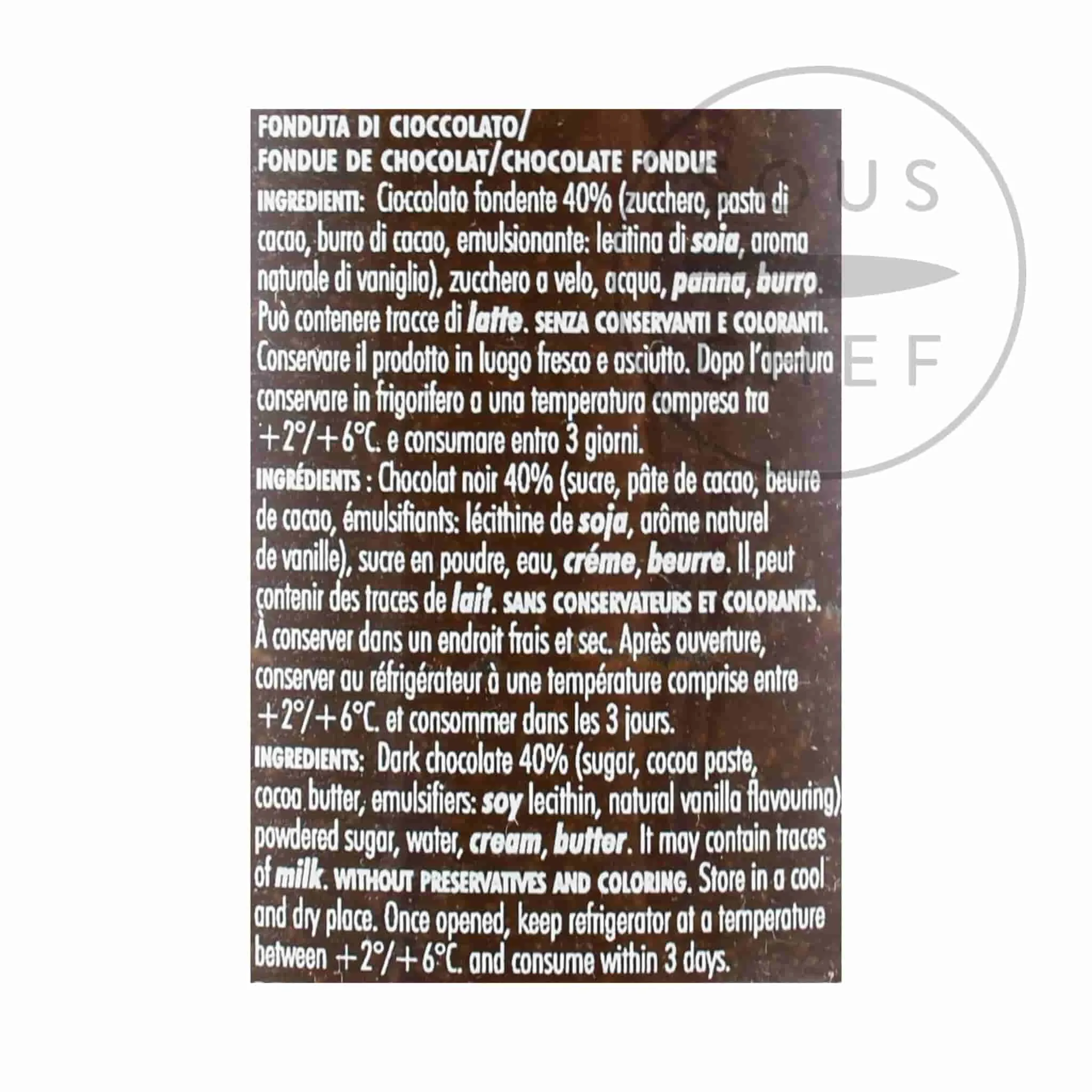 Alpenzu Chocolate Fondue & Burner, 260g
