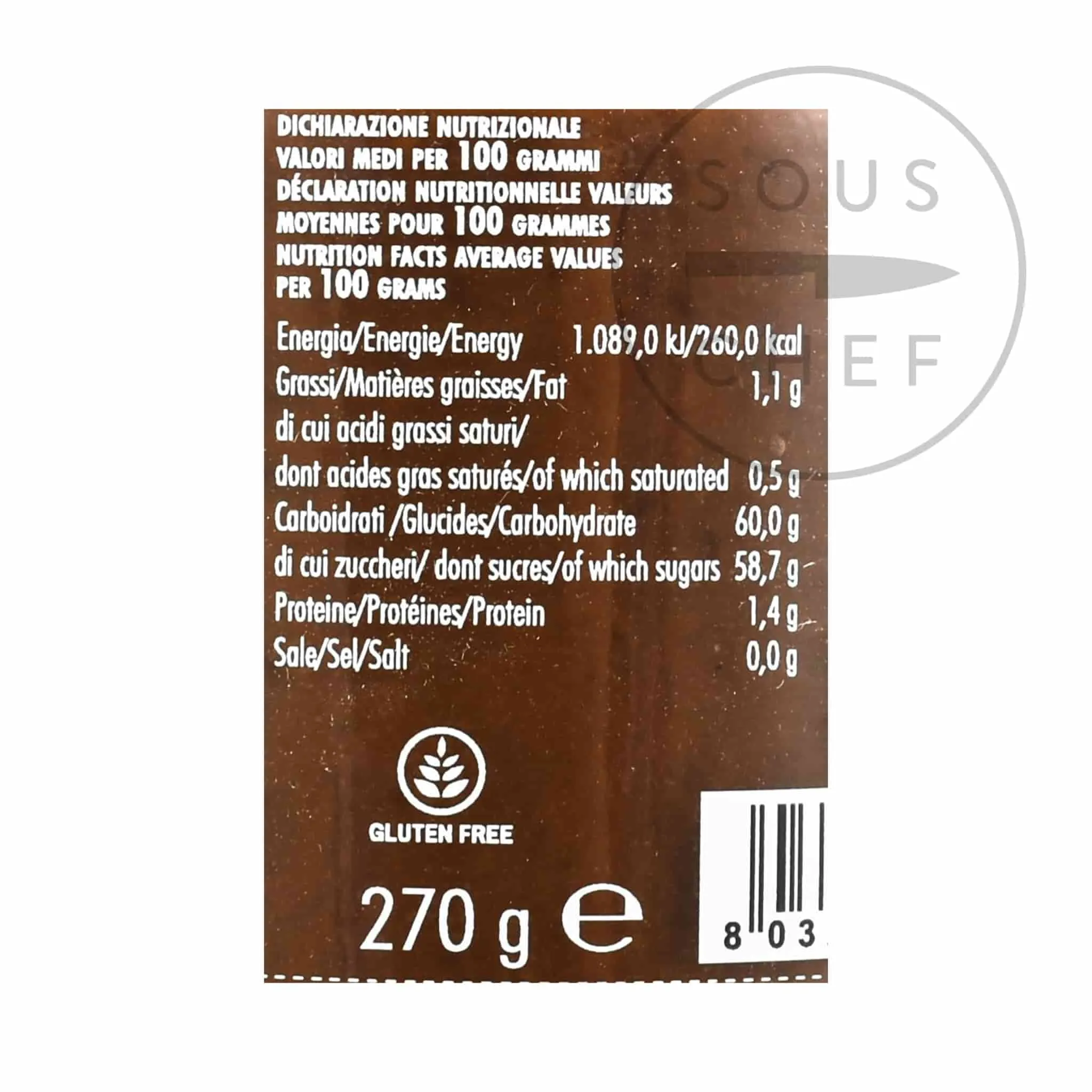 Alpenzu Pear And Chocolate Spread, 270g