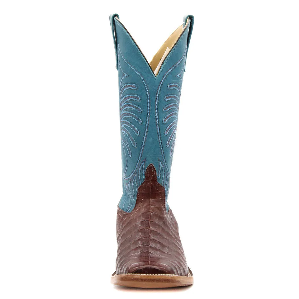 Anderson Bean Exclusive Tobacco Caiman Belly Men's Boot