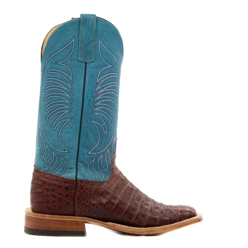 Anderson Bean Exclusive Tobacco Caiman Belly Men's Boot