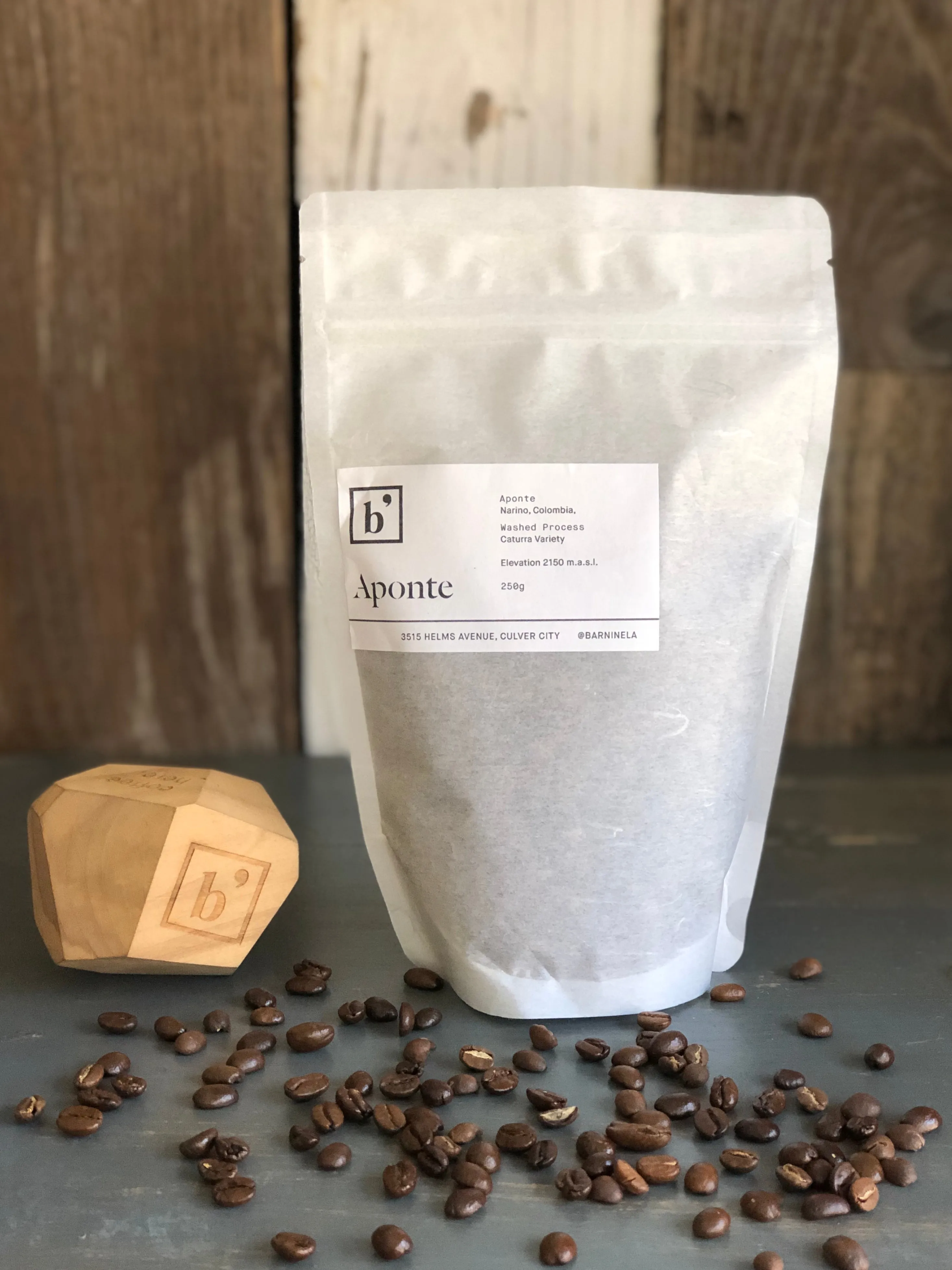Aponte - whole bean coffee by Bar Nine - 250g