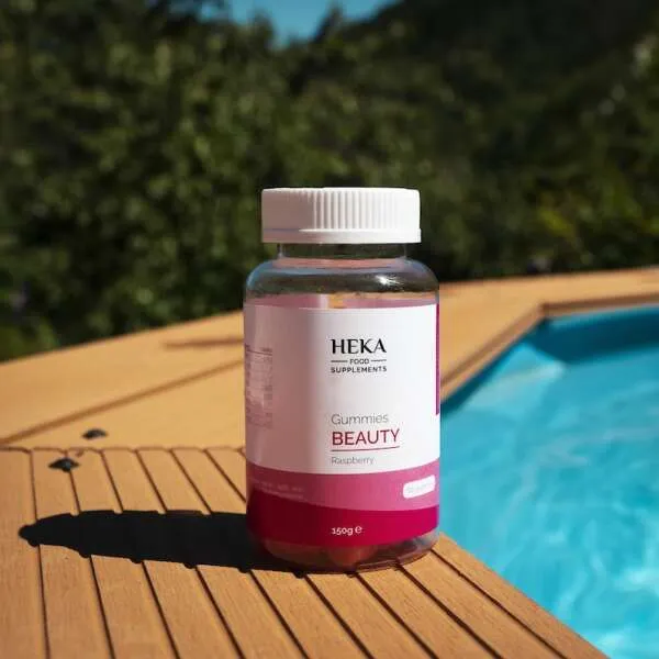 Beauty gummies raspberry - 60 nutritious gummies