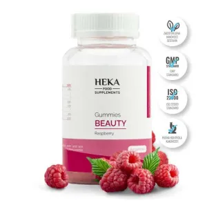Beauty gummies raspberry - 60 nutritious gummies