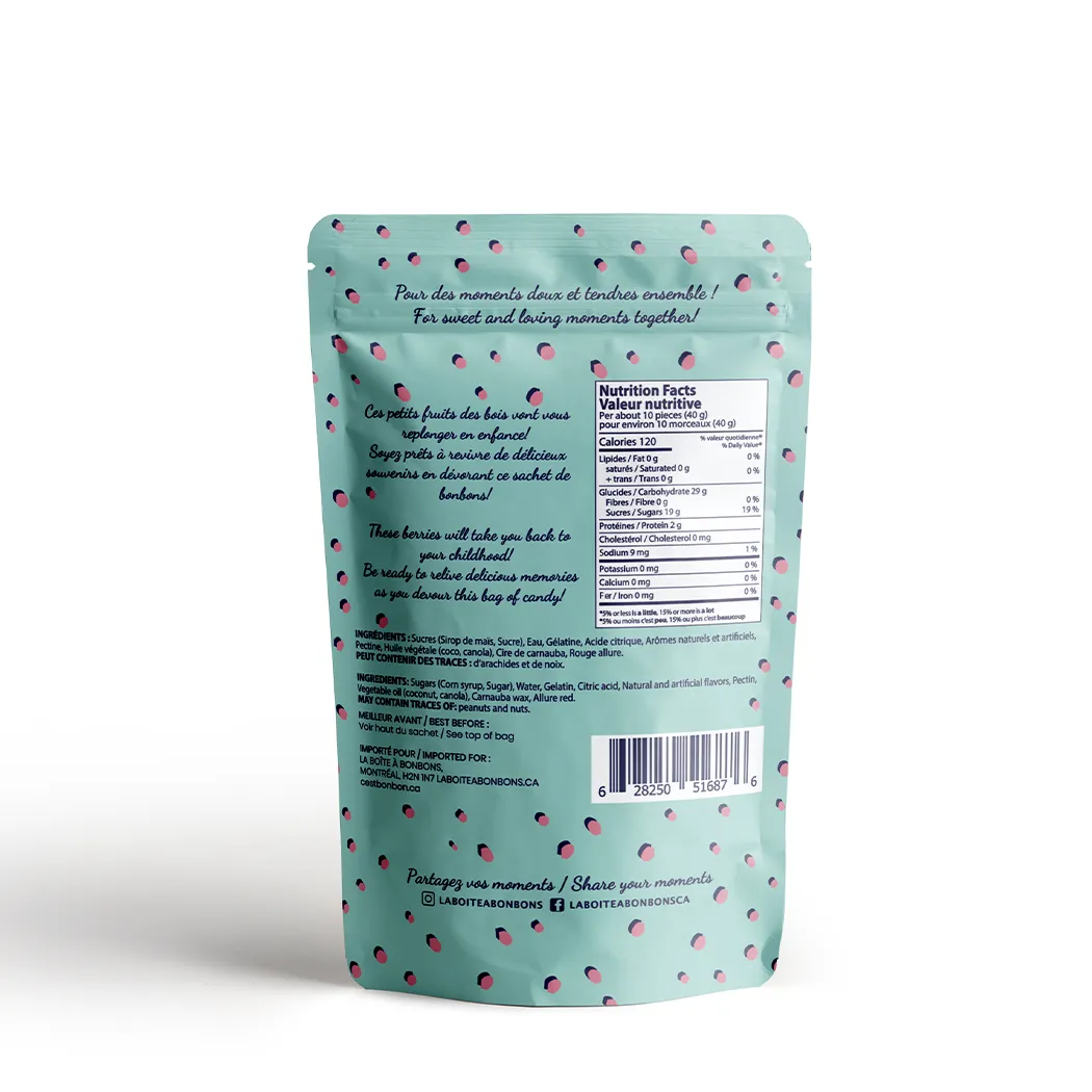 Bon Bon Raspberries - Gummy Candies