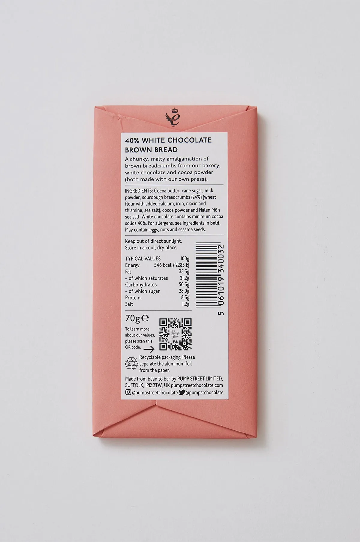 Brown Bread 40% Bar