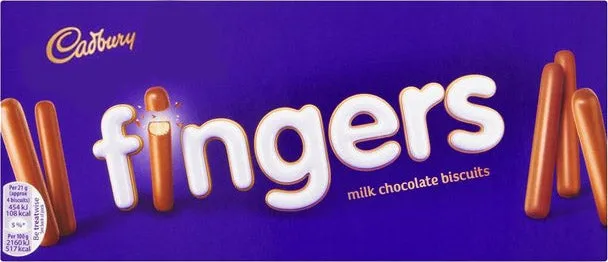 Cadbury's Chocolate Fingers 114g (4oz)