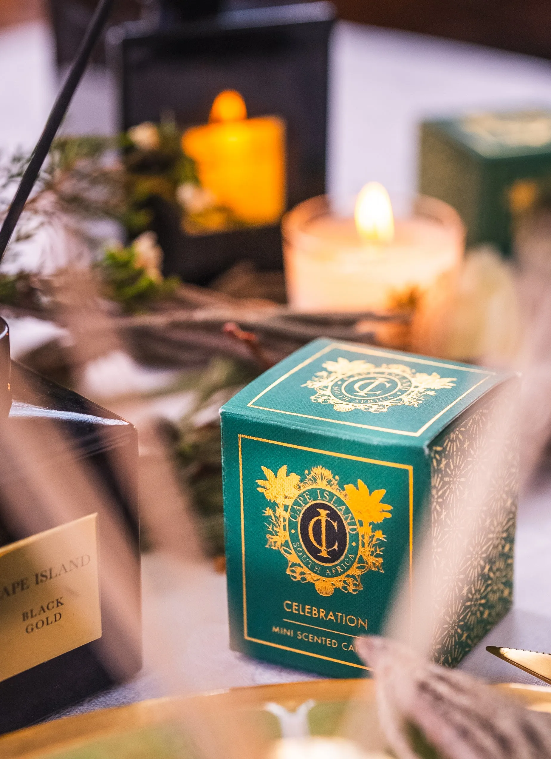 Cape Island Celebration Candle Mini Green