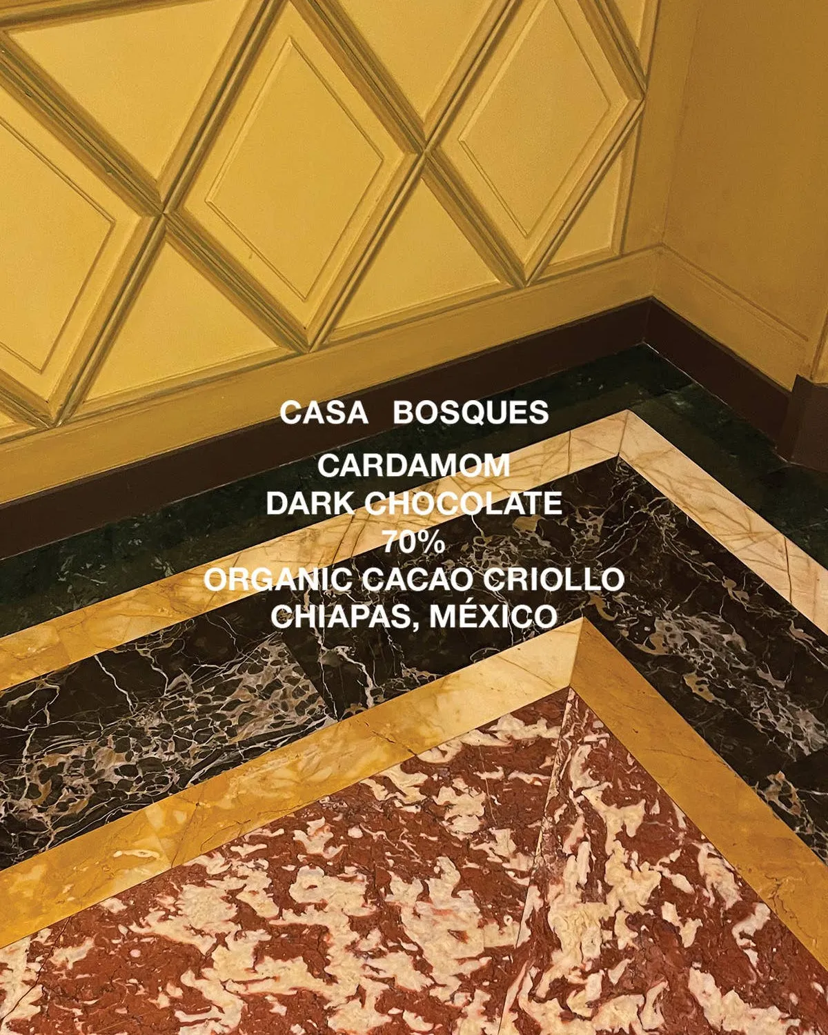 Cardamom Chocolate Bar