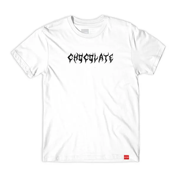Chocolate Metal Tee White