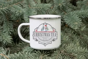Christmas Drink Enamel Mug