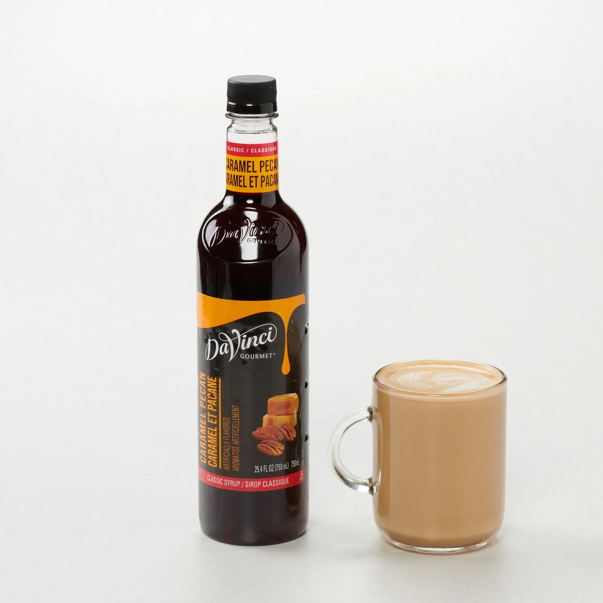 Classic Caramel Pecan Syrup - 4 x 750 ml Plastic
