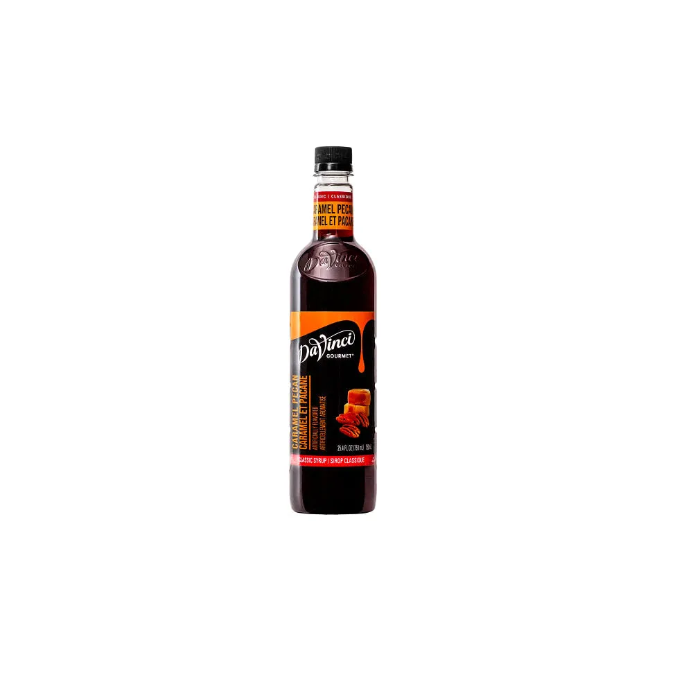 Classic Caramel Pecan Syrup - 4 x 750 ml Plastic