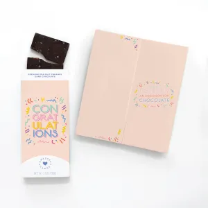 Congratulations Chocolate Bar & Greeting Card
