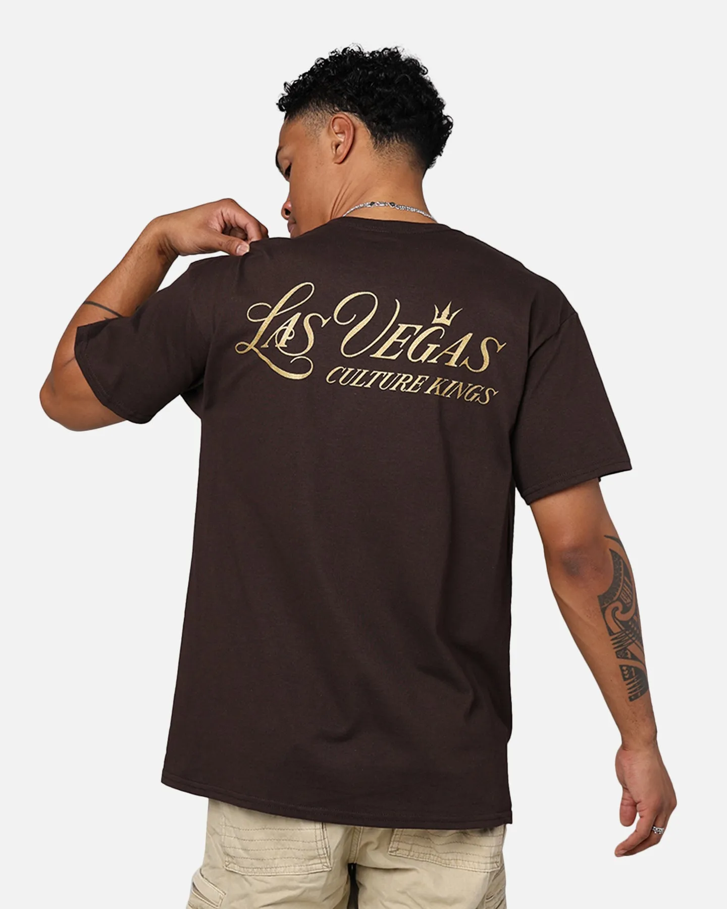 Culture Kings Vegas T-Shirt Dark Chocolate