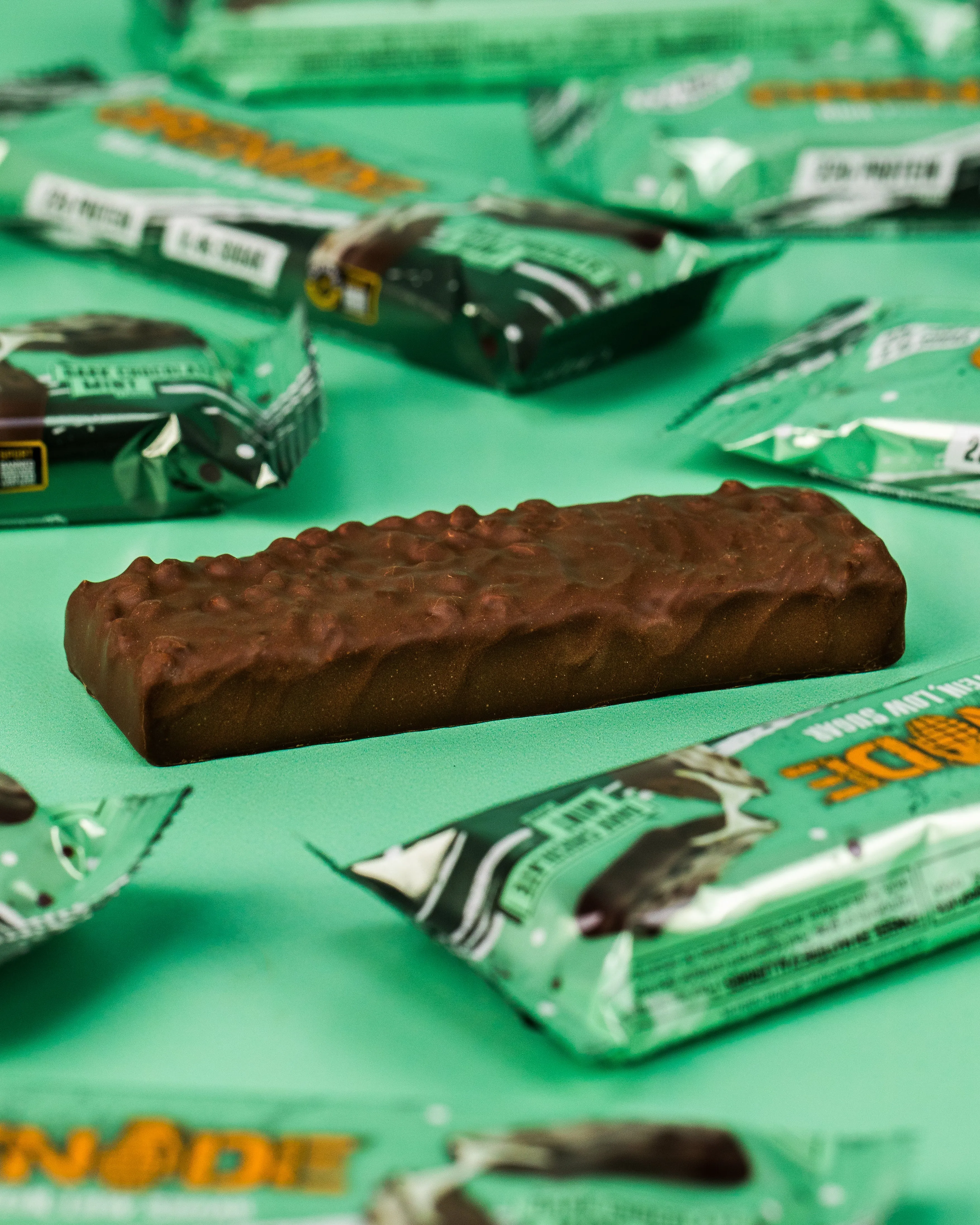 Dark Chocolate Mint Protein Bar - FREE SHIP
