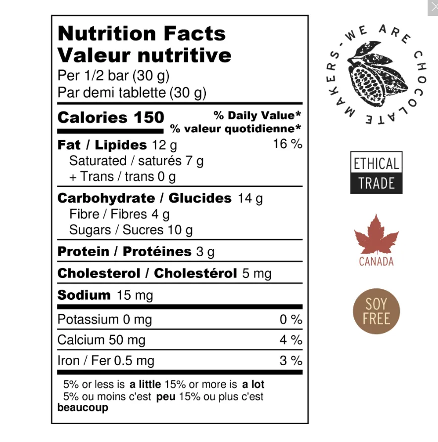 Dark Milk 60% Chocolate Bar