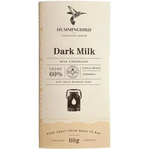 Dark Milk 60% Chocolate Bar