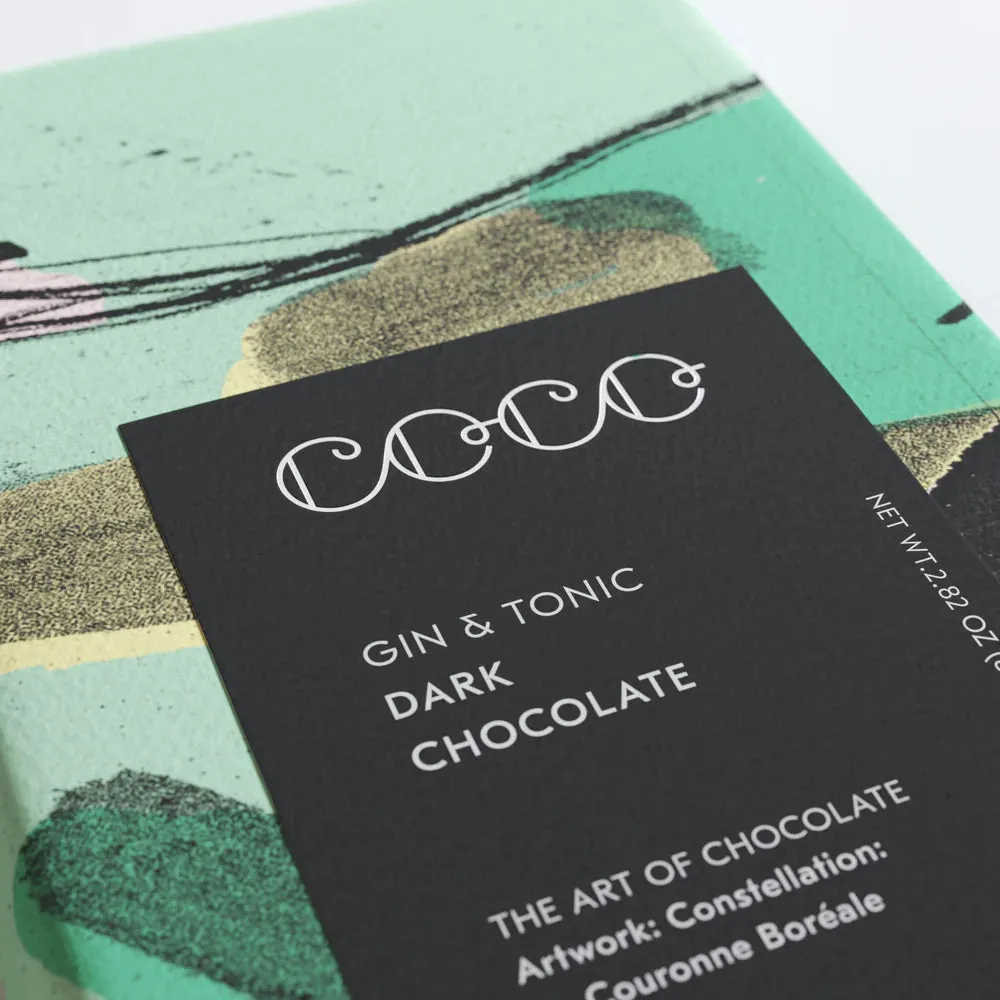 Gin & Tonic Chocolate Bar (80g)