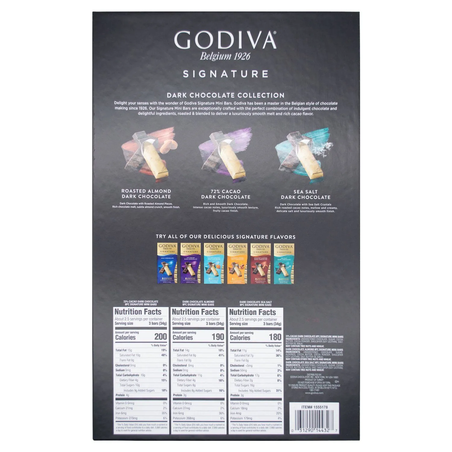 Godiva Signature Mini Bars