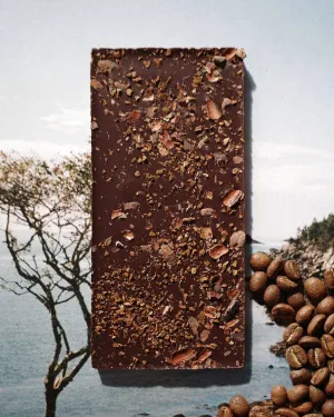 Ground Ethiopian Coffee & Cacao Shell Chocolate Bar