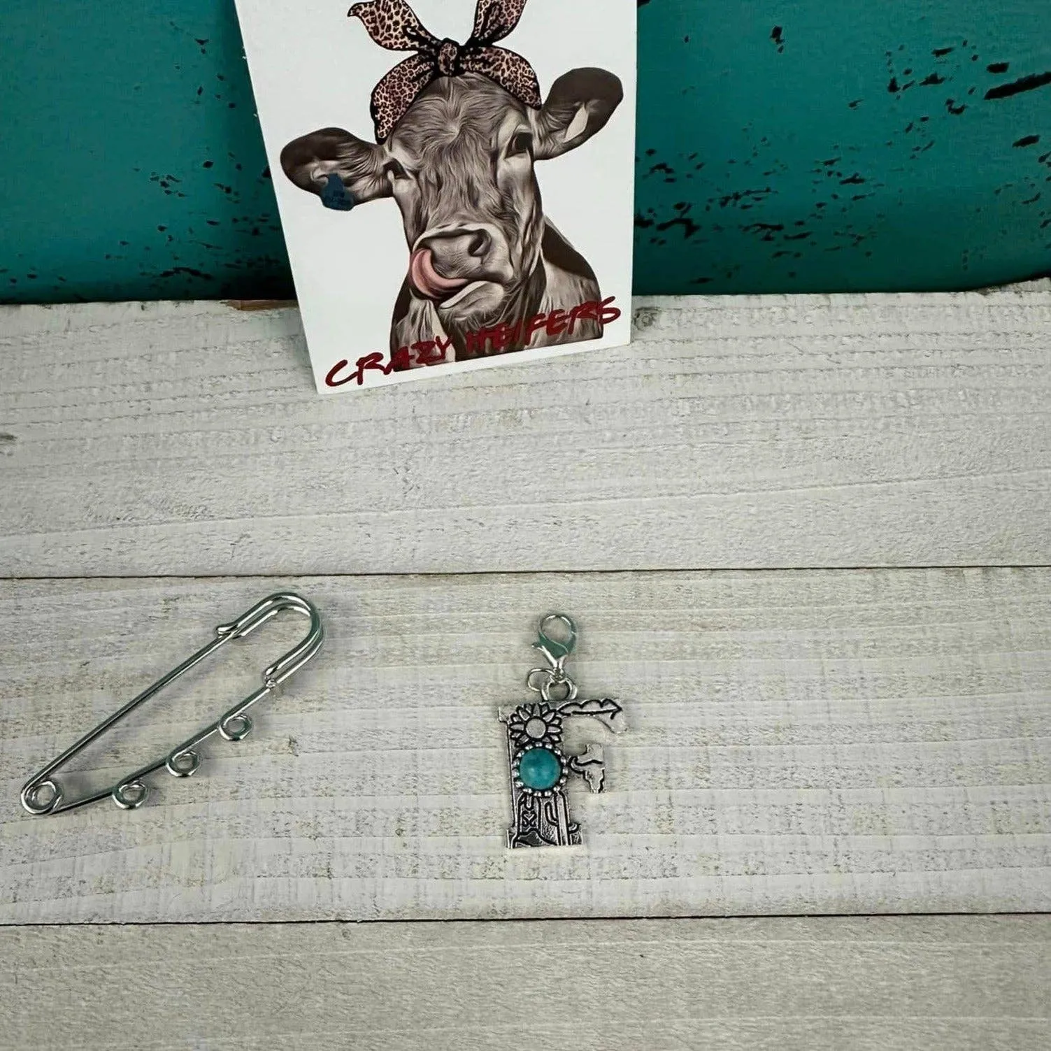 Initial Clip-on Charms: K
