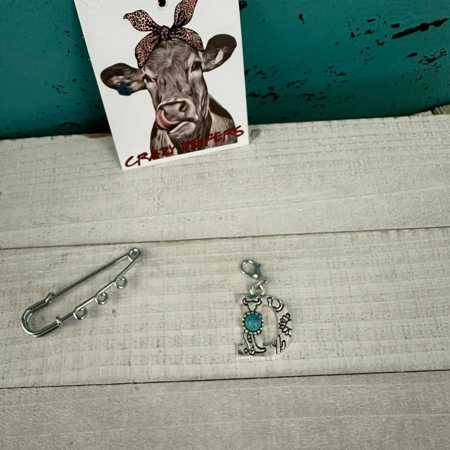 Initial Clip-on Charms: K