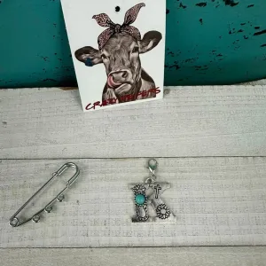 Initial Clip-on Charms: K