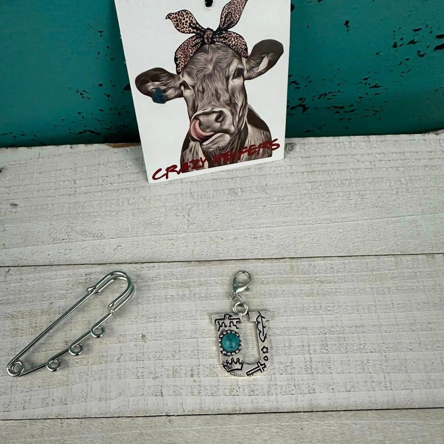 Initial Clip-on Charms: K