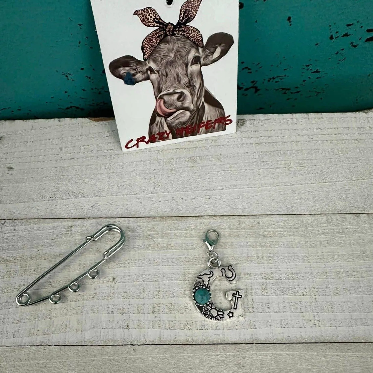 Initial Clip-on Charms: L