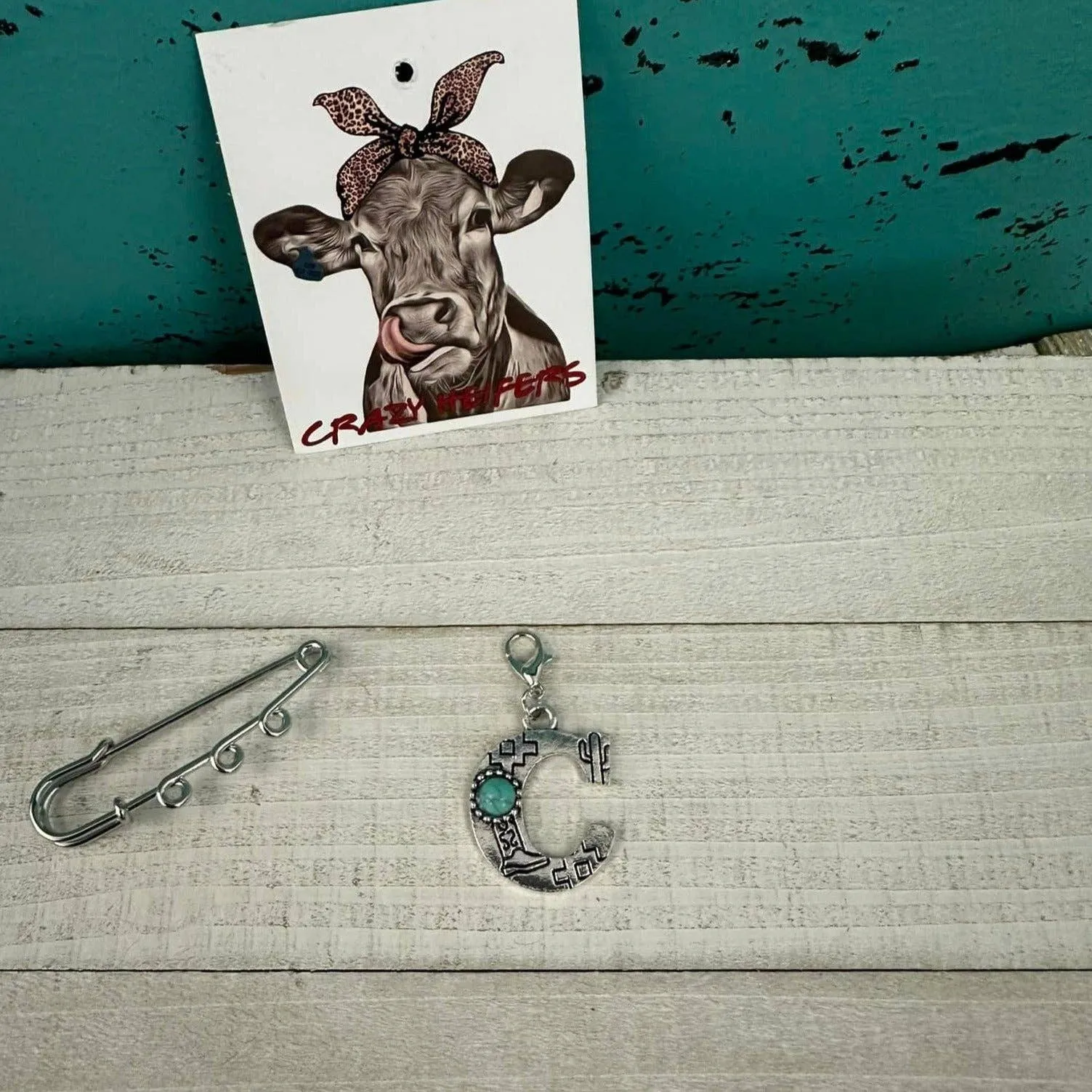 Initial Clip-on Charms: L