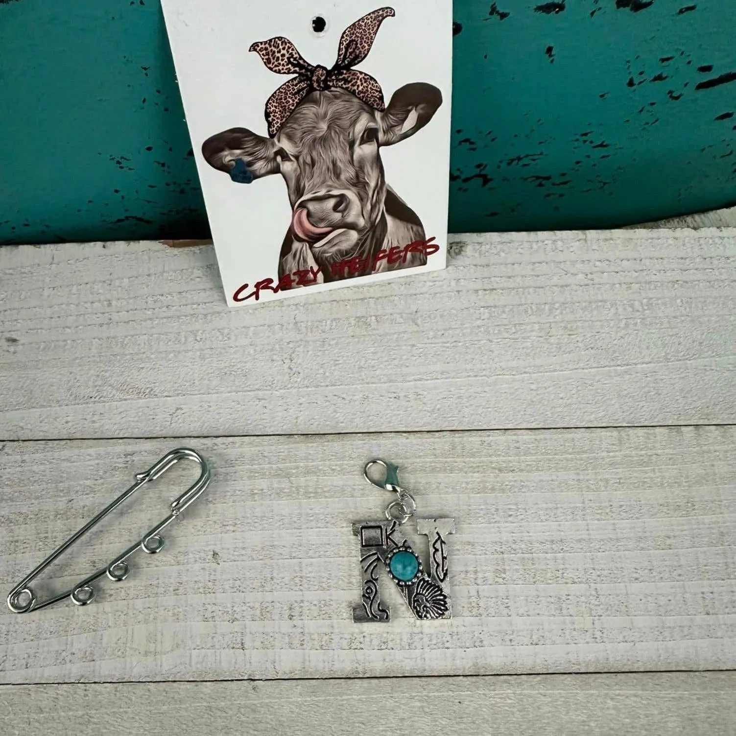 Initial Clip-on Charms: L