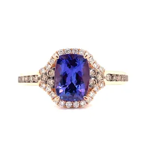 LeVian Tanzanite and Diamond Ring