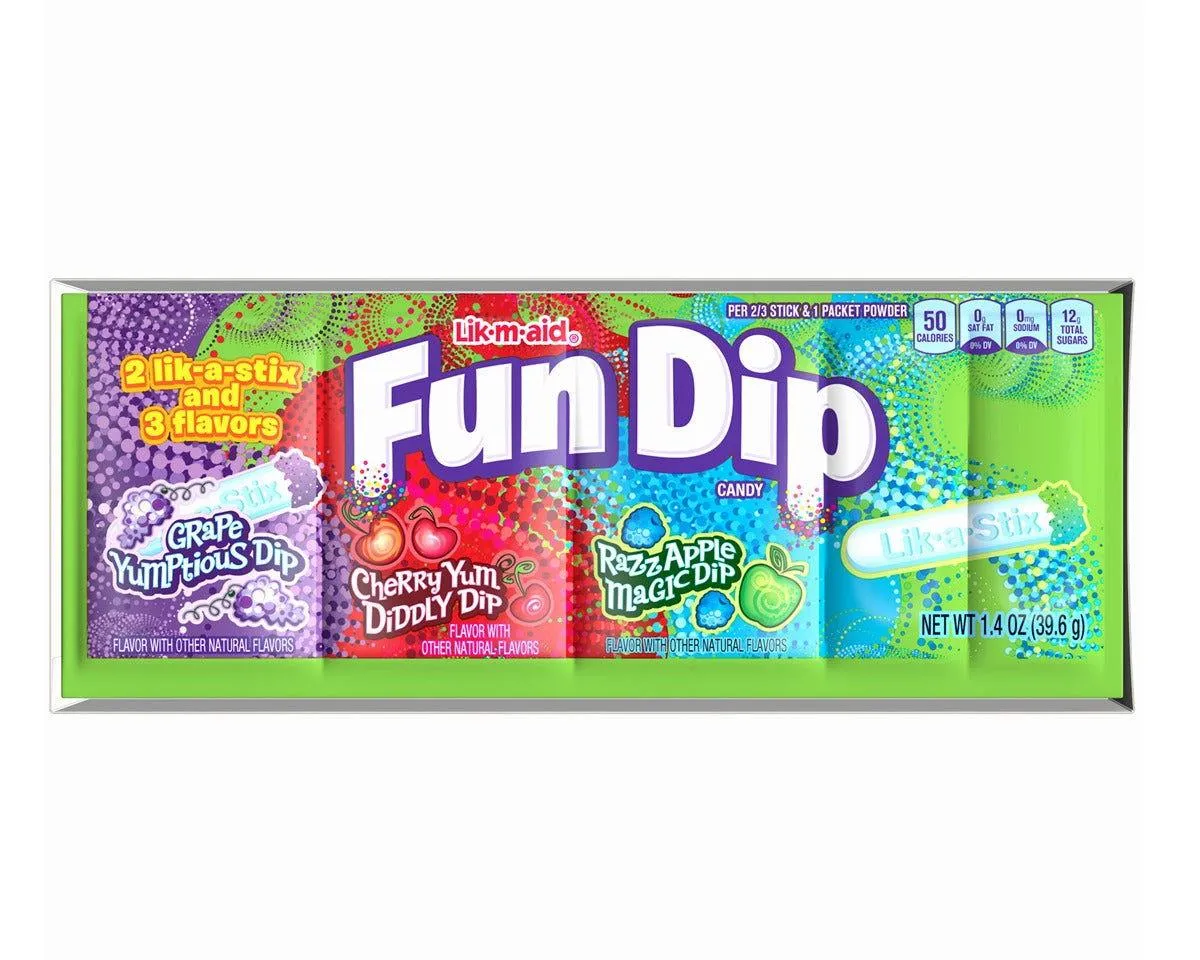 Lik-M-Aid Fun Dip Candy Large Pack