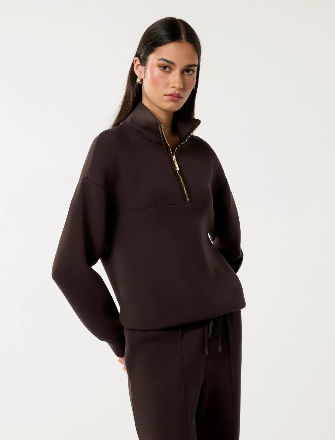 Lya Lounge Satin Trim Jumper