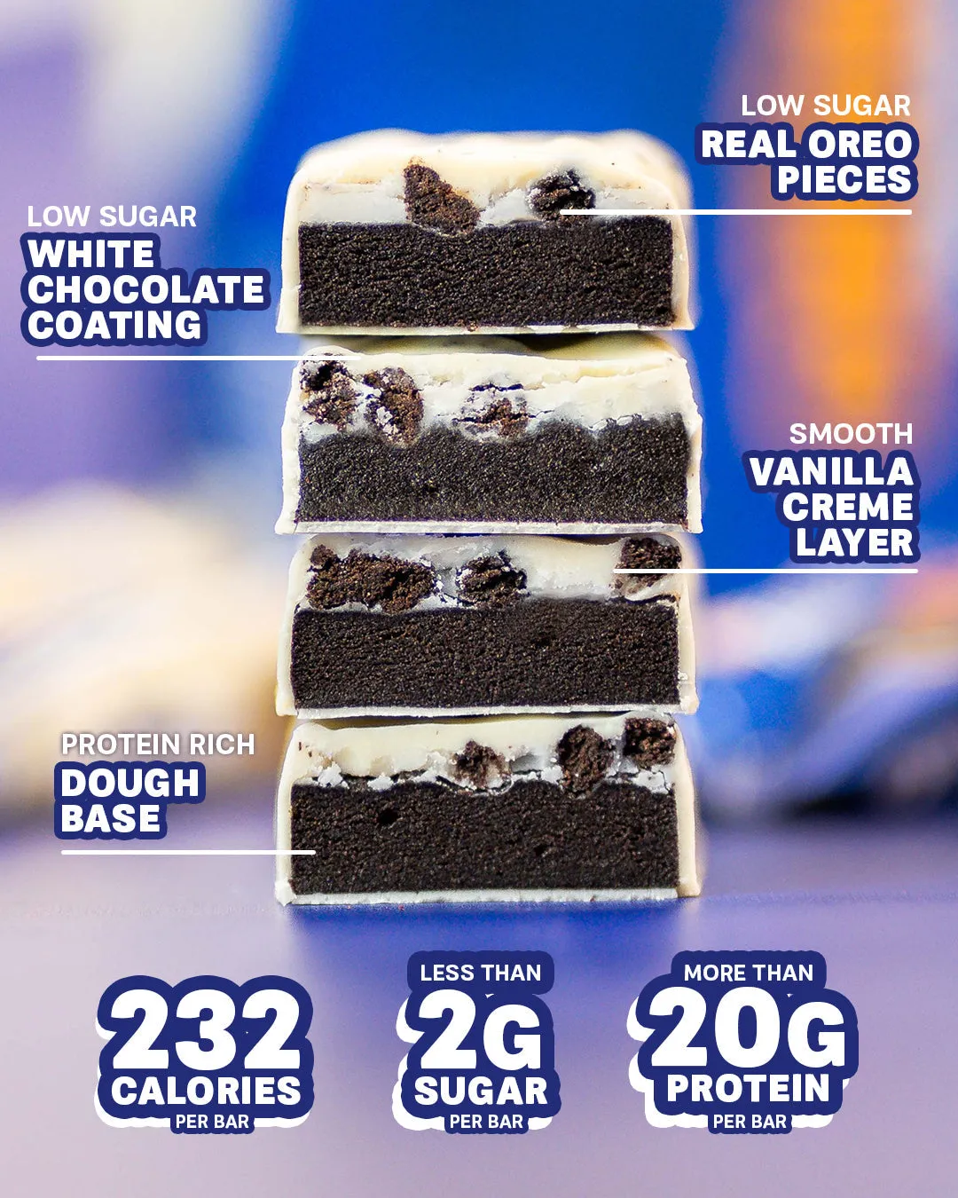 OREO White Protein Bar - FREE SHIP