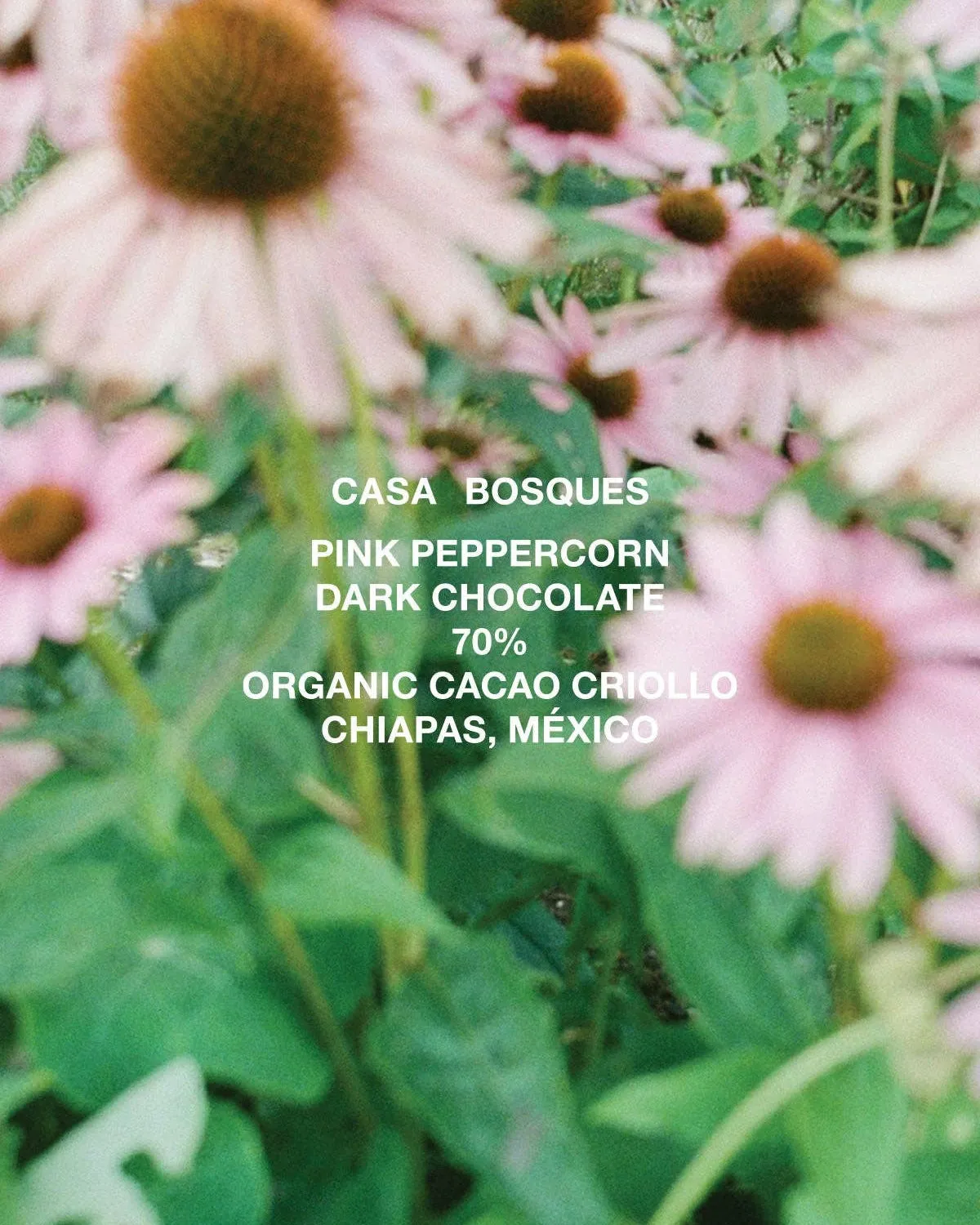 Pink Peppercorn Chocolate Bar