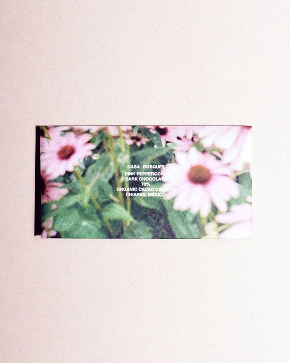 Pink Peppercorn Chocolate Bar
