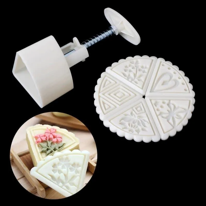 Set of 6 Chocolate Stamps in Shape of Flower