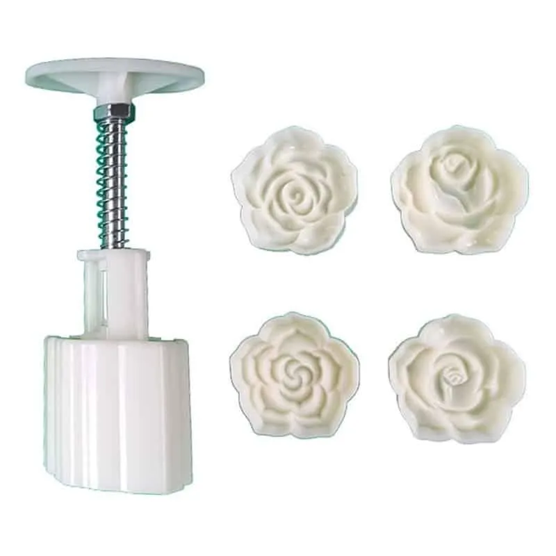Set of 6 Chocolate Stamps in Shape of Flower