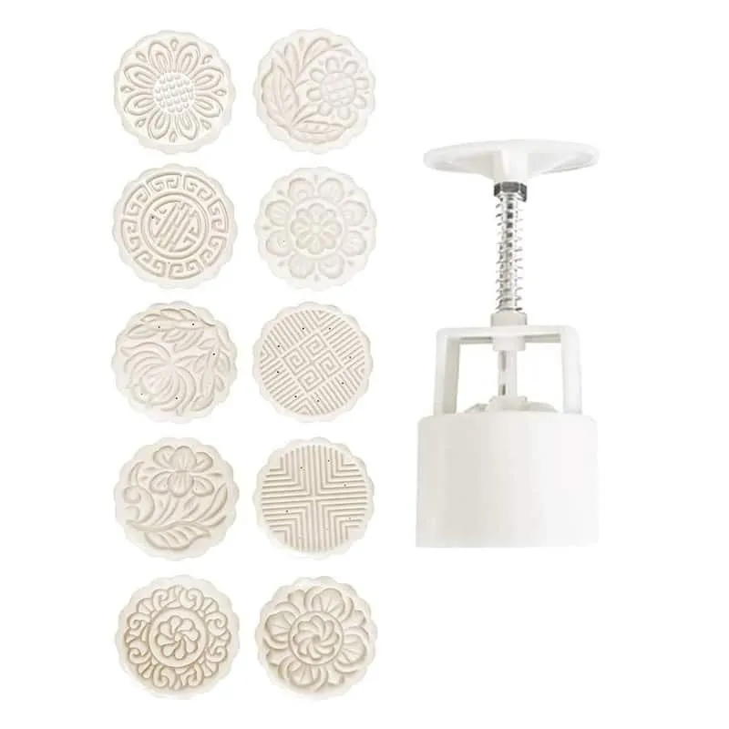 Set of 6 Chocolate Stamps in Shape of Flower