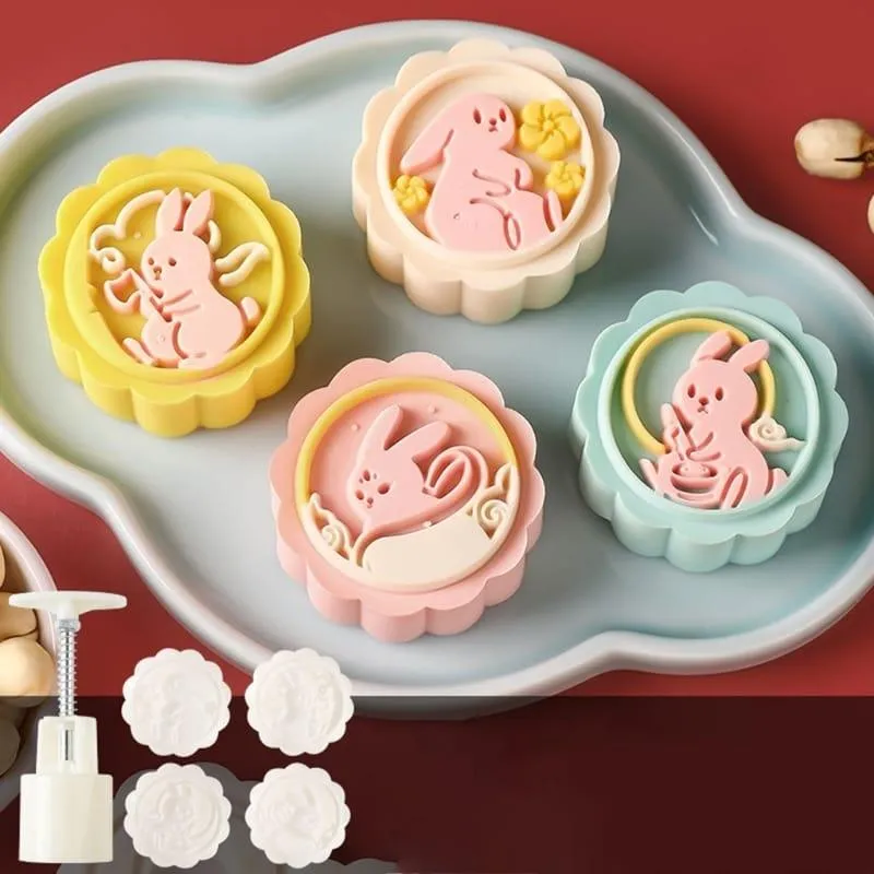 Set of 6 Chocolate Stamps in Shape of Flower