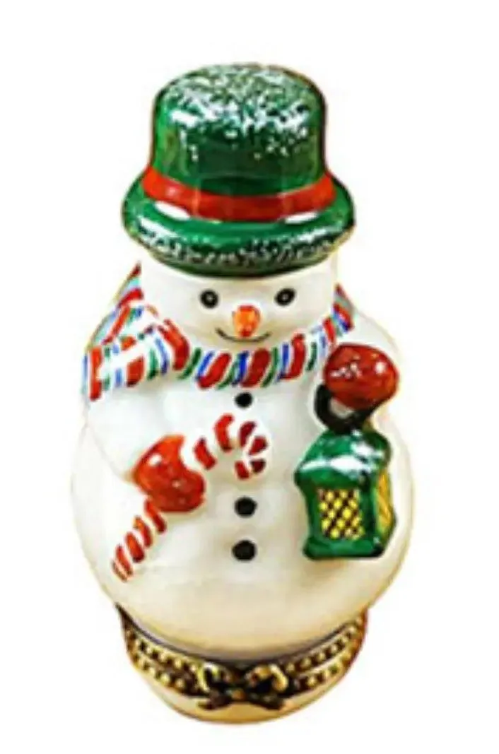 Snowman with Green Lantern