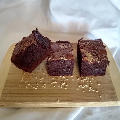Tahini Brownies GF