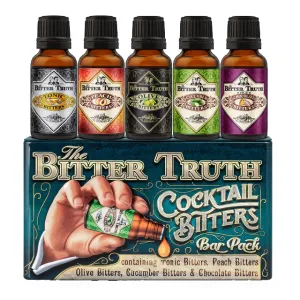 The Bitter Truth Cocktail Bitters Bar Gift Tin (20ml x 5)