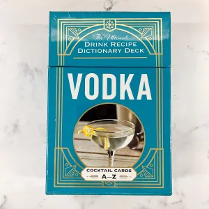 Vodka Cocktail Cards AZ The Ultimate Drink Recipe Dictionary Deck